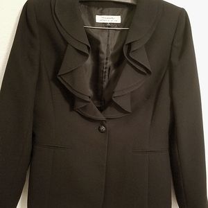 Black trouser suit